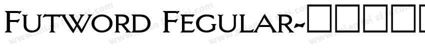 Futword Fegular字体转换